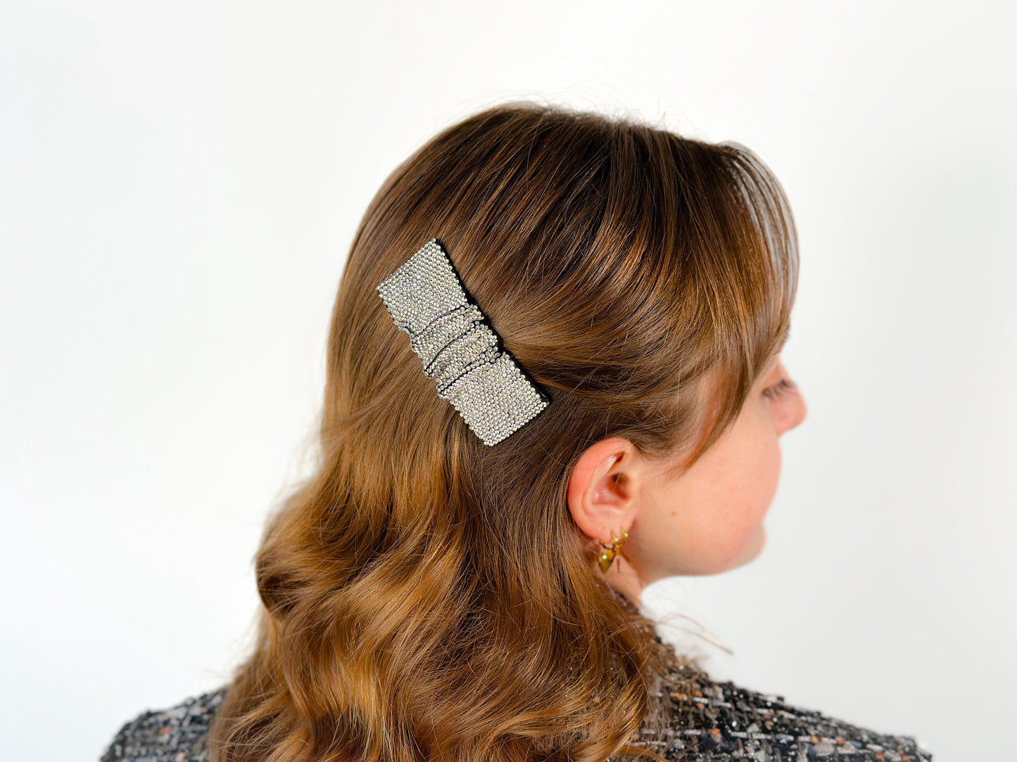 Luxury Rhinestone Square Hair Clips