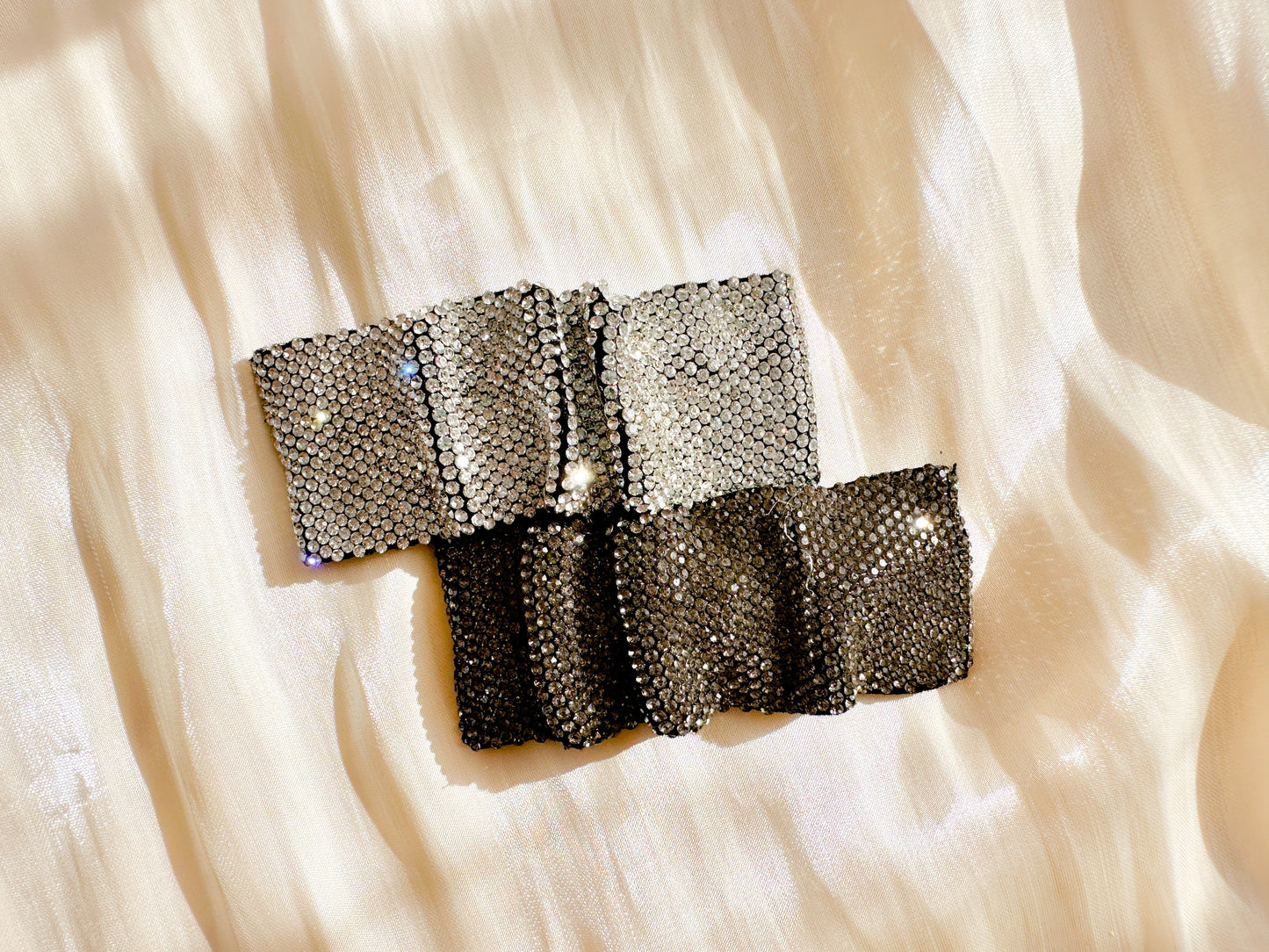 Luxury Rhinestone Square Hair Clips