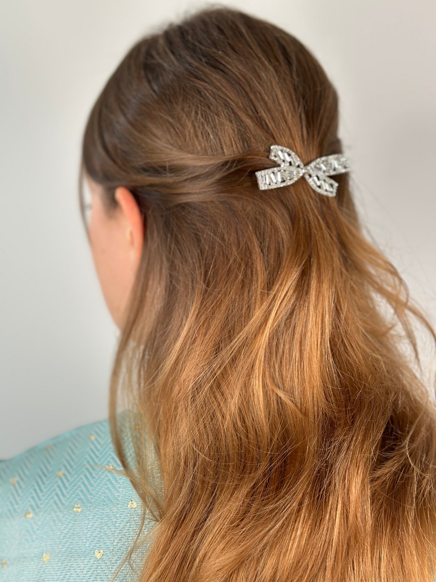 Zircon Cute Bow Hair Clip