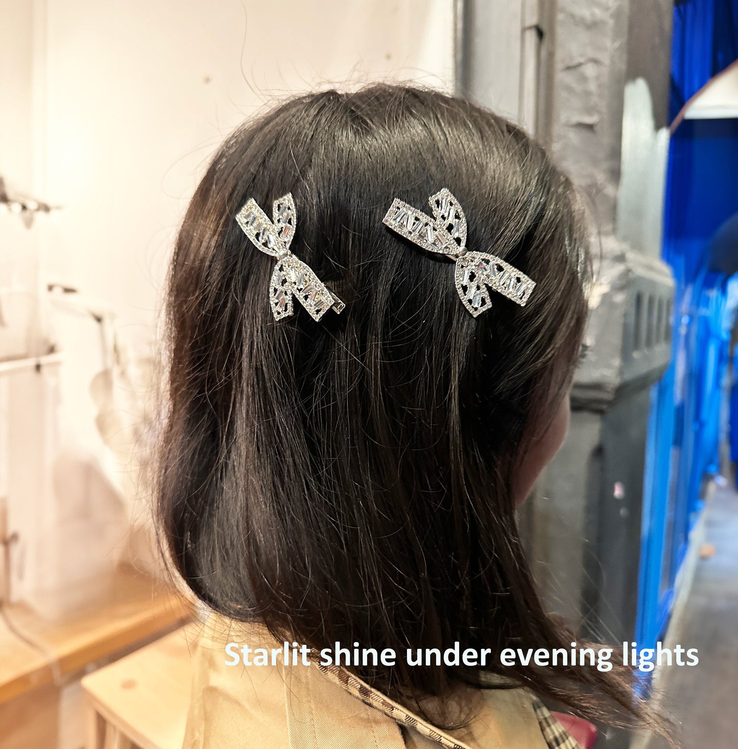 Zircon Cute Bow Hair Clip