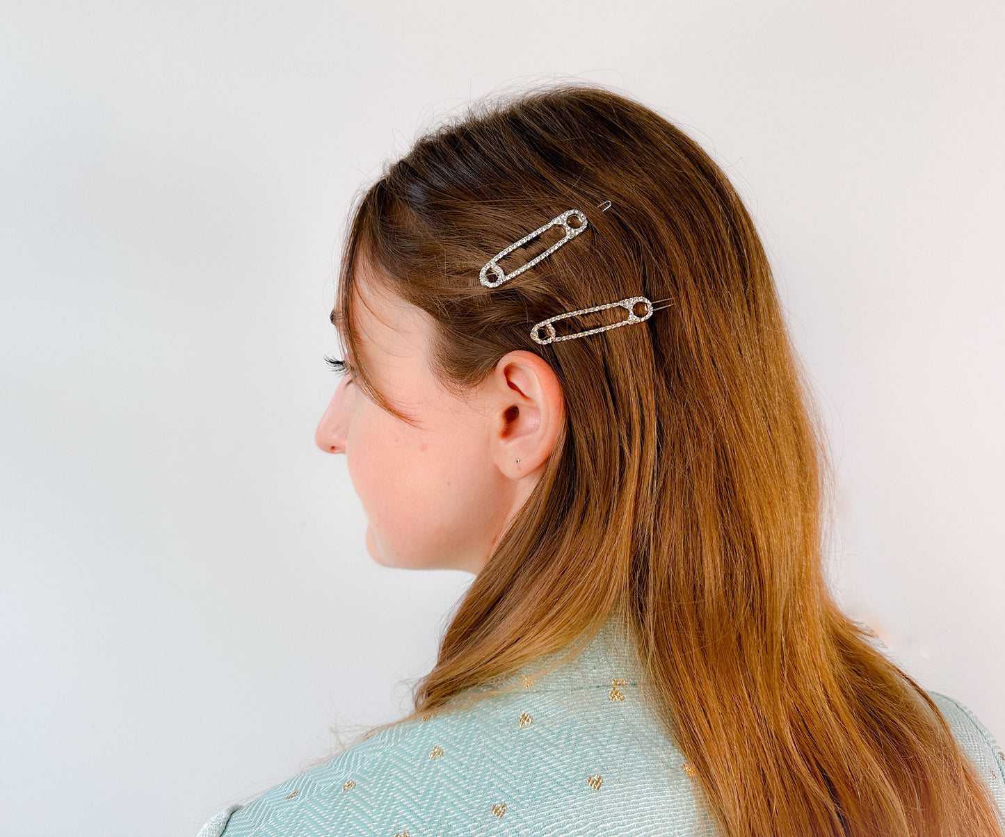 Safety Pin Hair Clip