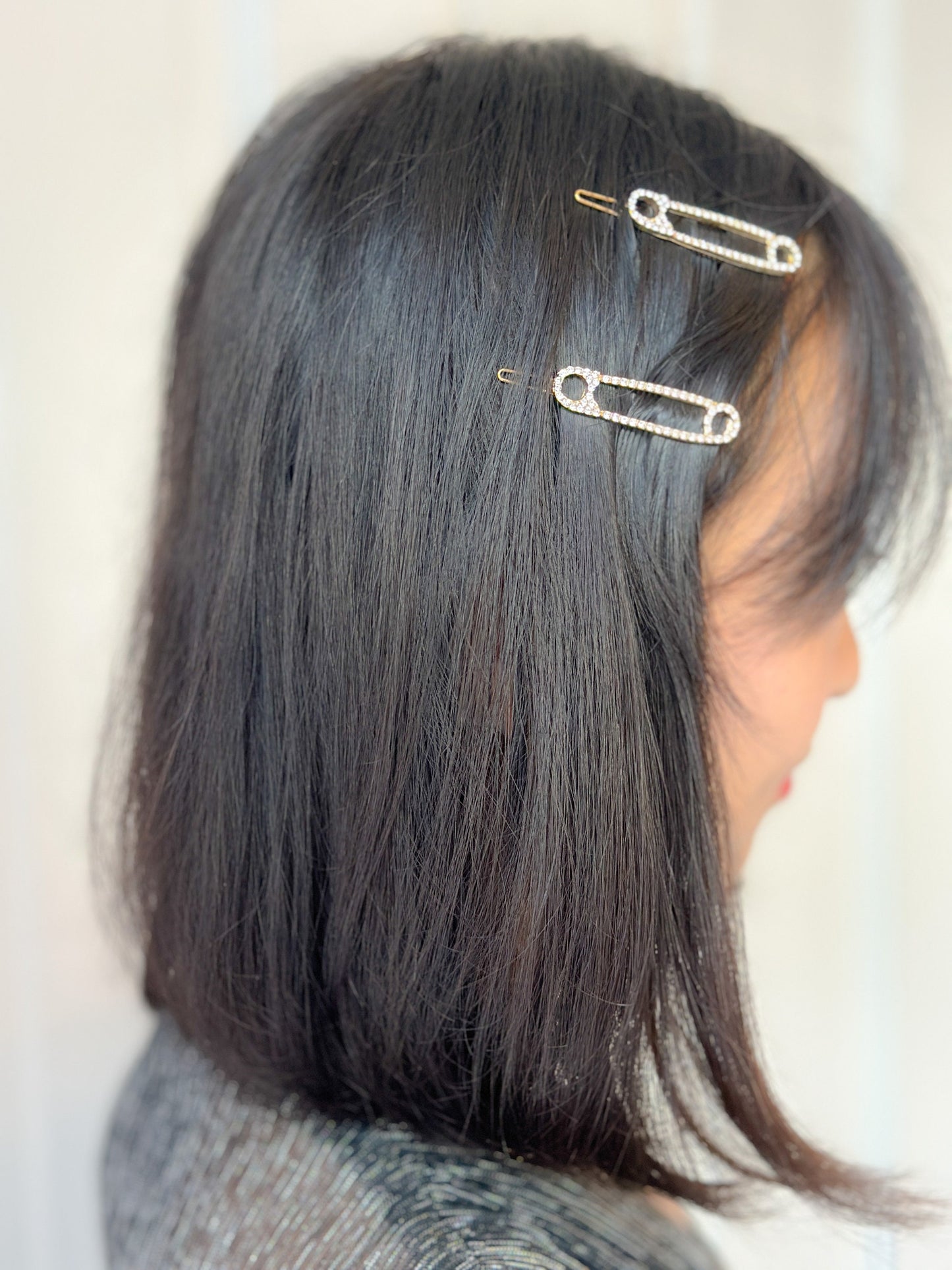 Safety Pin Hair Clip