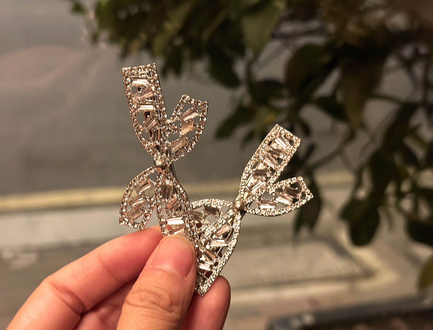 Zircon Cute Bow Hair Clip