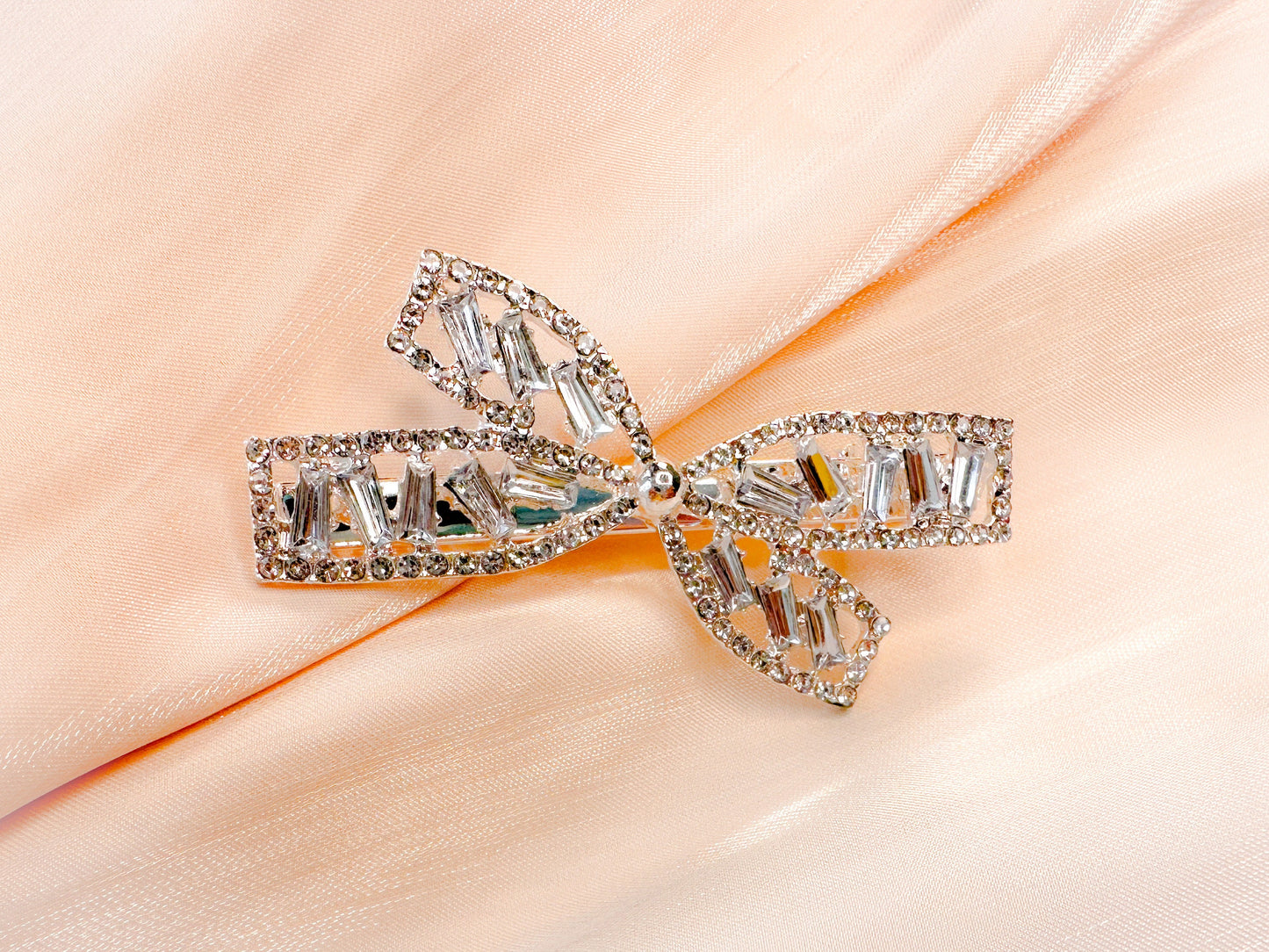 Zircon Cute Bow Hair Clip