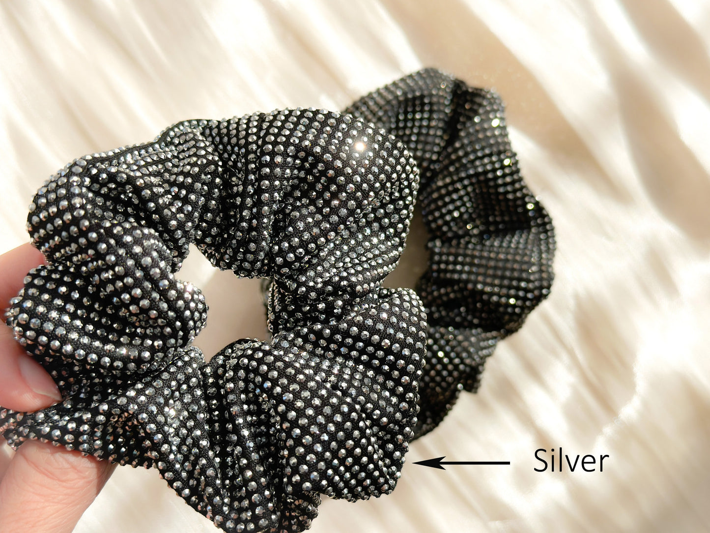 Big Rhinestone Scrunchie