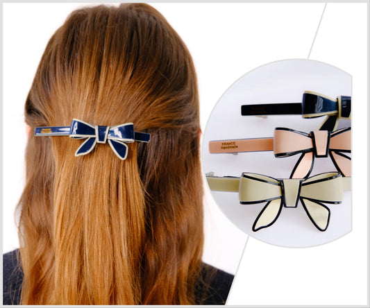 Cute Ribbon French Barrette Hair Clip