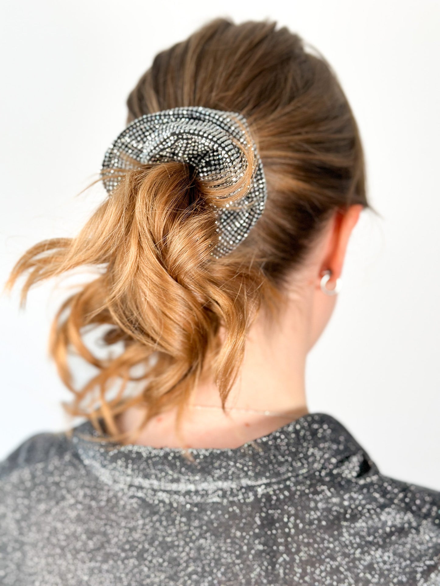 Big Rhinestone Scrunchie