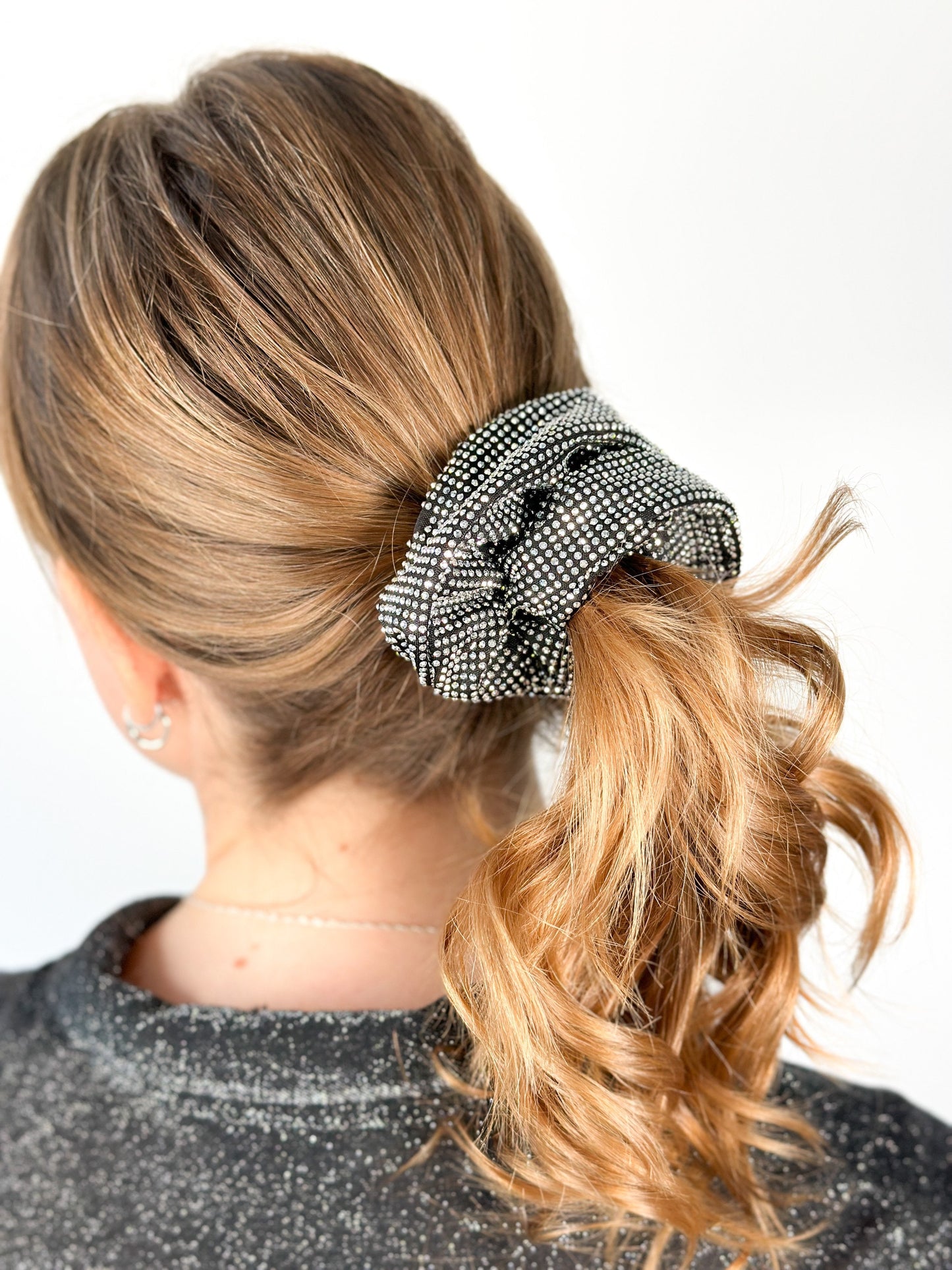 Big Rhinestone Scrunchie